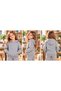 Girls' Hooded Oversized Sweatshirt with Kangaroo Pocket - 2