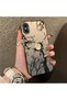 iPhone X/Xs Compatible Dry Tree and Full Moon Art Case, Shock-Absorbing Structure