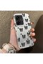 Poco M6 4g Compatible Stylish Black Bow Full Printed Case, Anti-Slip Edge, Anti-Fingerprint