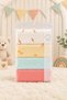 4-Piece Long Sleeve Baby Bodysuit Set, 100% Cotton Snap-On Bodysuit - 2