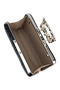 Women's Faux Leather Black Evening Dress Bag - 4