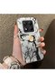 Redmi Note 14 Pro 4G/5G Compatible Dry Tree and Full Moon Art Case, Shock-Absorbing Structure