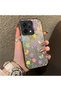 Oppo Reno 14F Compatible Colorful Flower and Butterfly Case, Shock-Absorbing Structure, Matte Texture