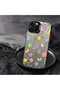 Poco C65 Compatible Colorful Flower and Butterfly Case, Shock-Absorbing Structure, Matte Texture - 3