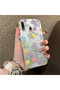 Samsung Galaxy A30/A20 Compatible Colorful Flower and Butterfly Case, Shock Absorbing Structure, Matte Texture