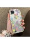 Realme C20/C20A Compatible Colorful Flower and Butterfly Case, Shock Absorbing Structure, Matte Texture