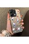 Poco X6 Compatible Cute Cartoon Cat Style Case, Shock-Absorbing Structure, Matte Texture