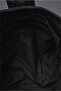 Women's Washed Leather Shoulder Bag Large Size Multi-Compartment Zippered Hand and Shoulder Bag Black 18128 - 3
