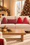 Christmas Themed Plaid Fabric Decorative Throw Pillow Cover 30 × 50 cm 1 Piece - 5