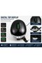 48V E-Bike LED Headlight with Horn, Key Ignition Switch & Battery Level Display, Electric Bicycle Front Light Assembly with 2 Keys, Wiring & Mounting Clamps for Electric Bikes & Scooters - 2