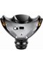 Motorcycle Headlight Housing Case, Front Fairing Cover with Amber Side Reflectors, Replacement Headlight Cowl for Electric Bike, E-Bike, Delivery Scooter & Scooter Blue