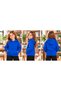 Girls' Hooded Oversized Sweatshirt with Kangaroo Pocket - 2