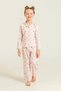Girl Child 3-14 Years Mother-Daughter Shirt Pajama Set Powder - 3