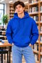 Boys' Hooded Oversized Sweatshirt with Kangaroo Pocket