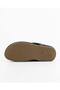 Women's Sabo - Black Faux Leather Slippers - Comfortable Supportive Structure, Soft Sole, Suitable for Daily Use - 4
