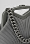 Retro Women's Scholarship Hand and Shoulder Bag - Gray - 4