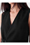 Two Mt Shop Quality Lcw Studio Black Plain Women's Classic Vest - 3