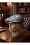 Vintage Style Women's & Men's Matching Faux Leather Flat Cap Hat - 2