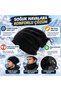 Unisex Polar Fleece Neck Warmer 2 Piece Set 2-in-1 Drawstring Warm Winter Black Daily Comfortable - 5