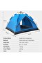 Portable Camping Tent 2-3 Person, 150×200×130cm Lightweight Double Door Tent with Waterpro - 4