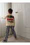 Boy's Character Printed Sweatshirt Striped Sweatpants 2-Piece Set Cream - 2