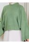 Women's Bat Sleeve Oversize Knitwear Sweater - 3