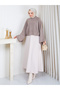 Women's Bat Sleeve Oversize Knitwear Sweater - 4