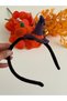 Hand Knitted Halloween Witch Hat with Bells and Pumpkin Detail Children's Crown Halloween Costume Accessory - 4