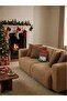 Decorative Filled Pillow with House Figure Appliqué – 21 × 27 cm – Inner Filling Included - 5