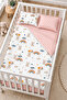 Bunny 100% Cotton Ranforce Baby Duvet Cover Set - 3