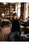 Vintage Style Women's & Men's Matching Faux Leather Flat Cap Hat - 3