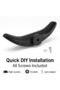 Front Fender Mudguard for Xiaomi M365 / 1S / Essential/Pro 2 Electric Scooter – Durable ABS PC Splash Guard, Waterproof, Wear-Resistant, Easy Installation, Black Replacement Accessory - 3