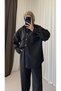 Double Pocket Shalwar Trousers Set - 2758 - Black - 3