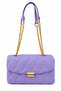 Laila Women's Stitched Chain Strap Hand and Shoulder Bag-Lilac