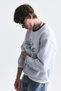 Boxy Fit Printed Sweatshirt - 5