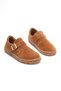 Genuine Leather Birken Model Buckle Loafer Winter Casual Daily Suede Women's Shoes Brown - 4