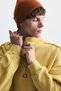 Zippered High Collar Boxy Fit Sweatshirt - 4