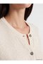 Alita City White Knitwear Plain Women's Cardigan with a Difference - 3