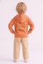 Baby Boy Mighty Zippered Cardigan 1-4 Years Orange - 2
