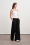 Women's Waist-Fitted Zippered Sweat Pants Set Black - 7