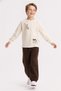 Boy's Lion Pants 8-14 Years Brown