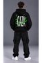 Gazze Printed Oversize Unisex Hooded Sweatshirt - 3