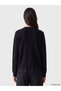 Esvab • Modern & Distinctive V Planting Lace Detailed Women's Cardigan - 5