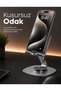 Desktop Metal Phone Holder Base with Rotating Design Gray Color - 3