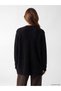 Alita City Lcw Grace Black Knitwear Plain Midi Women's Cardigan with a Difference - 4