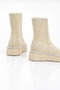 Women's New Season Suede Sarén Beige Winter Boots - 7