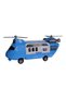 Police Rescue Helicopter Playset 25 cm Transport Helicopter with 4 Cars and Slides Educational Toy - 7