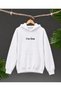 I’M Fine Printed Oversize Unisex Hooded Sweatshirt - 2