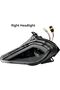 LED Headlight Assembly – Fits Yamaha Raptor 700 / 700R (2006–2024), Left & Right Pair, High/Low Beam with Turn Signal & Clearance Lamps, Plug & Play Durable ATV Front Lights - 3