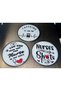 Set of 4 Nurse-Themed Coasters – Decorative Table Accessory for Healthcare Professionals